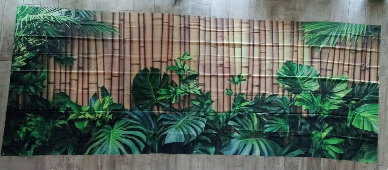 wanddoek muurdoek bamboe planten deco, Ophalen of Verzenden, Nieuw