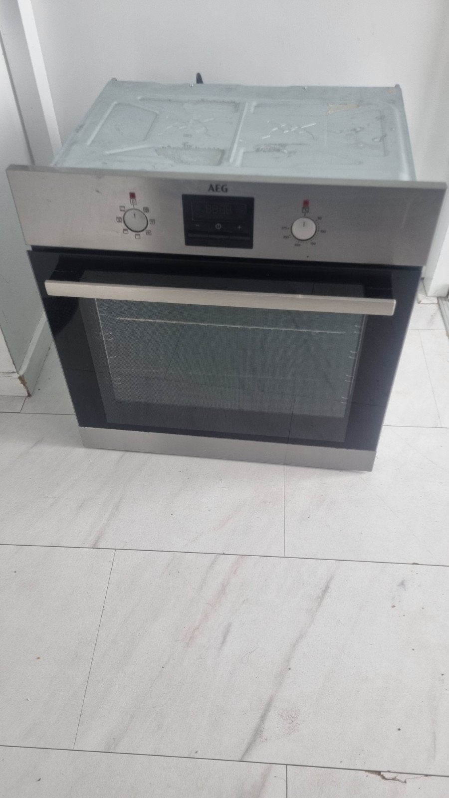 Aeg inbouw oven met heteluchtoven, Ophalen, Zo goed als nieuw