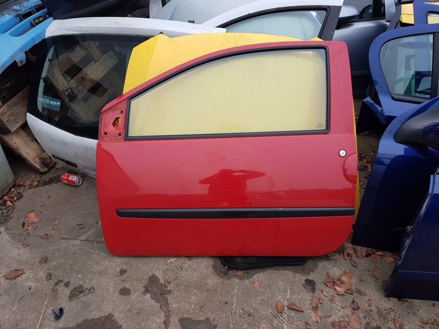 RENAULT TWINGO PORTIER LINKS BJ 2008, Gebruikt, -, Deur, -