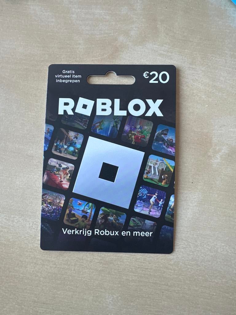 Robux giftkaart 20€, Eén persoon, Kortingsbon