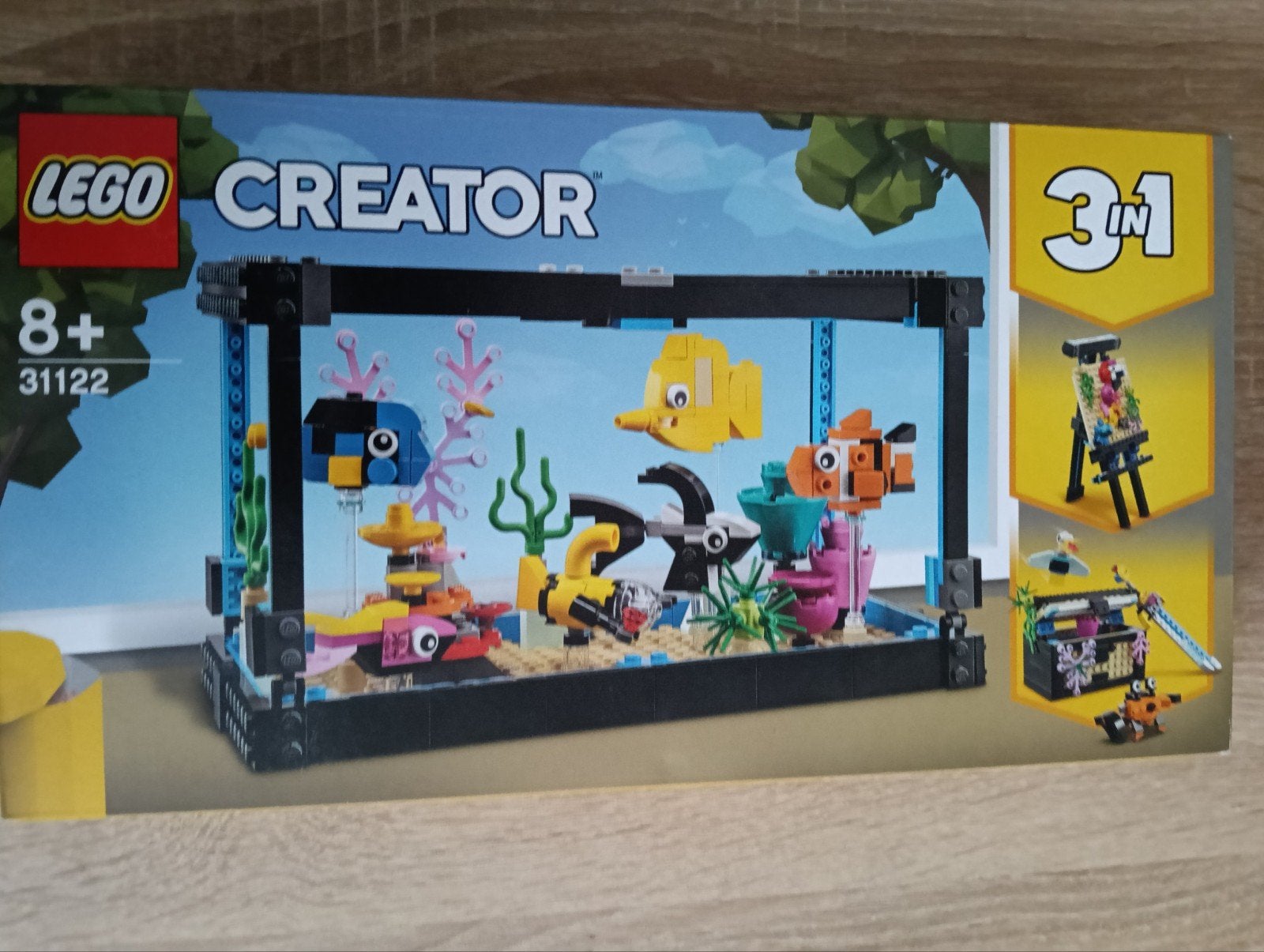 LEGO Creator 31122 Vis Aquarium 3-in-1 -NIEUW, Lego, Nieuw, Ophalen of Verzenden, Creator