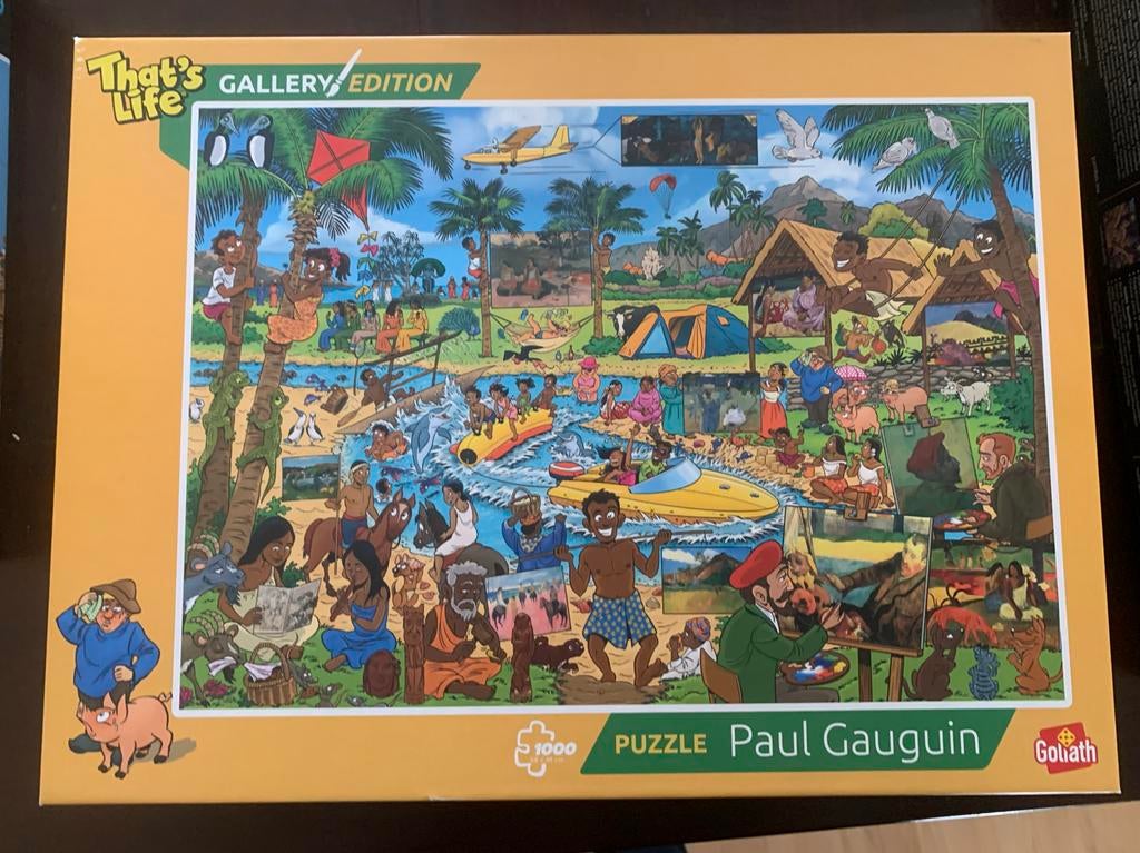 Paul Gauguin Puzzel 1000 stukjes - That's Life Gallery, Ophalen of Verzenden, 500 t/m 1500 stukjes, Zo goed als nieuw, Legpuzzel