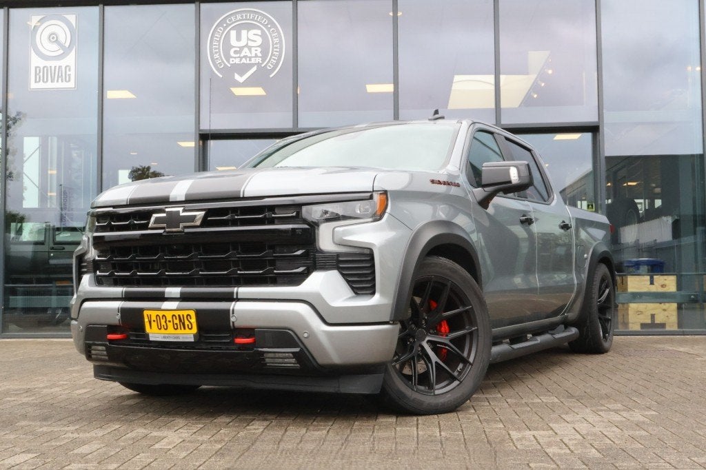 Chevrolet SILVERADO 6.2 V8 1500 RST / verlaagd / 22 zwarte v, Automaat, Huisgarantie, Electronic Stability Program (ESP), Bedrijf