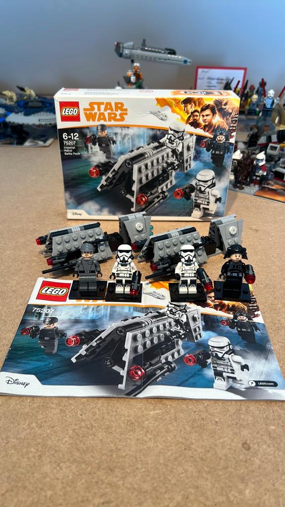 Lego 75207 Star Wars Imperial Patrol Battlepack (compleet), Ophalen of Verzenden, Zo goed als nieuw