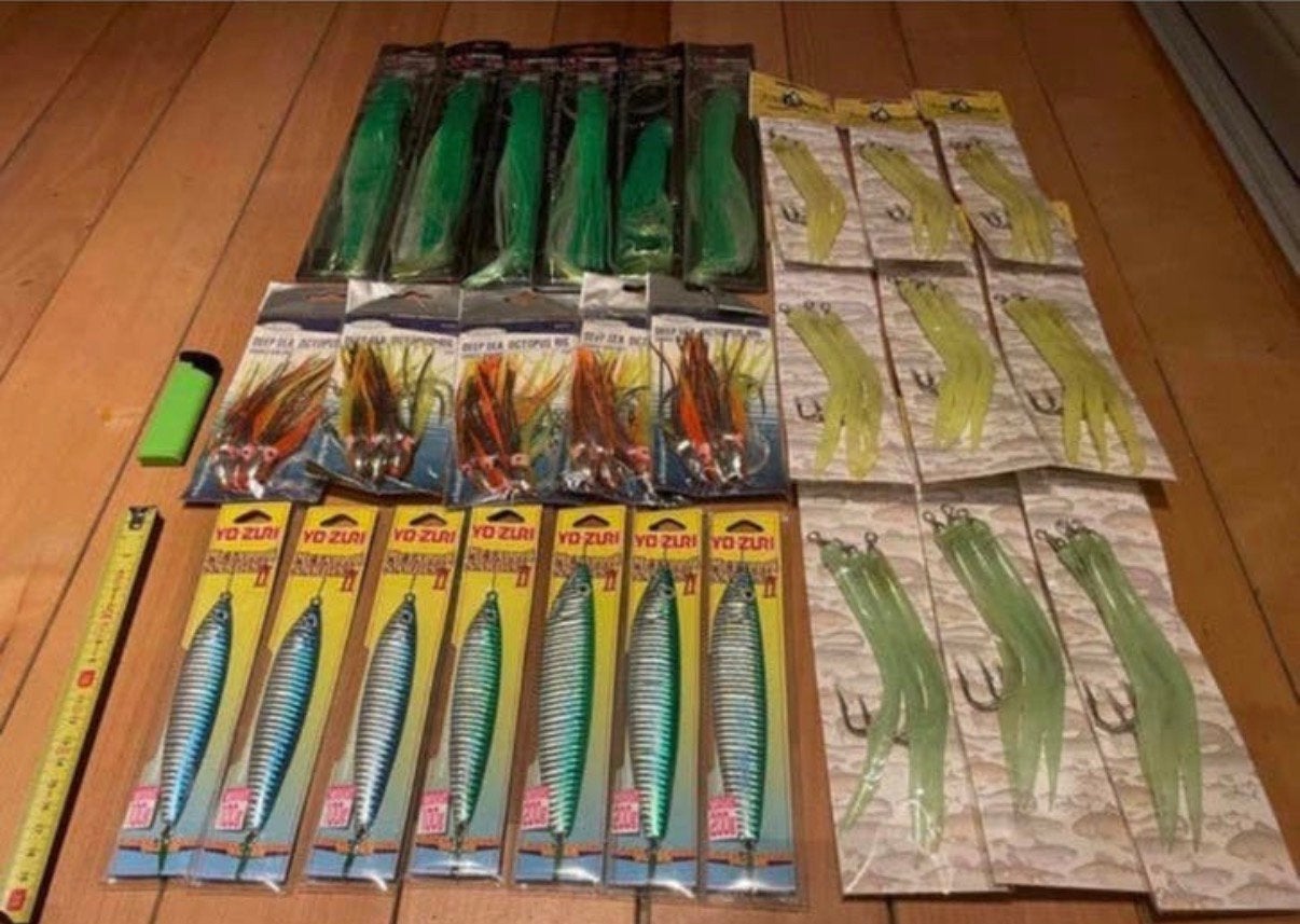 Noorwegen kunstaas pakket, Pilkers, Gummi Makk, Oktupus Rig, Watersport en Boten, Ophalen of Verzenden, Zo goed als nieuw, Overige typen