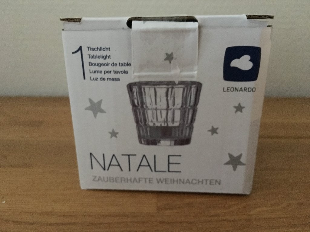 2 stuks samen Leonardo theelicht Natale SPIRITII 7,6 cm, Huis en Inrichting, Woonaccessoires | Kandelaars en Kaarsen, Ophalen of Verzenden
