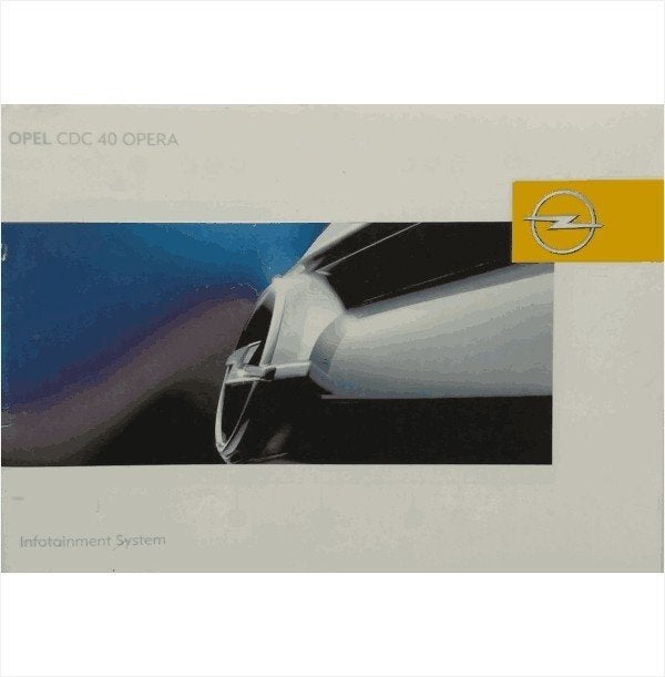 Opel Infotainmentsystem CDC 40 OPERA Instructieboekje 2004 -, Ophalen of Verzenden