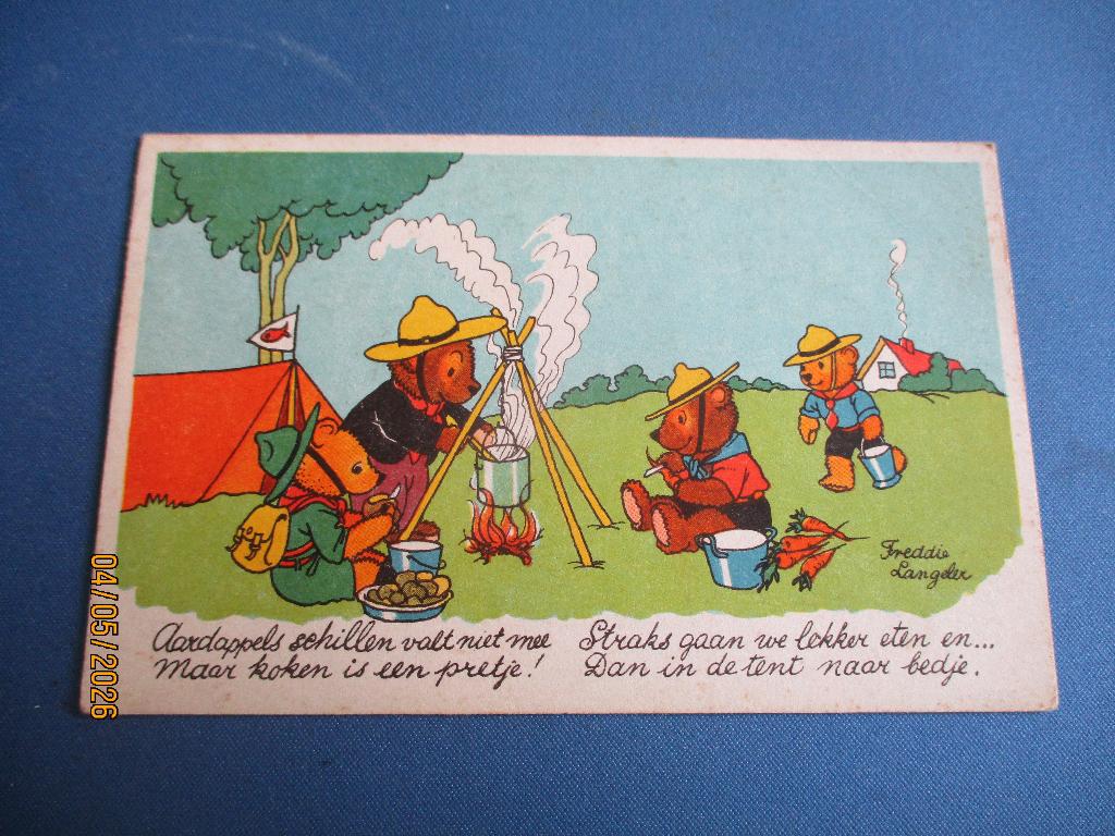 108 berenfamilie, Ophalen of Verzenden, Voor 1920, Gelopen, Overige thema's