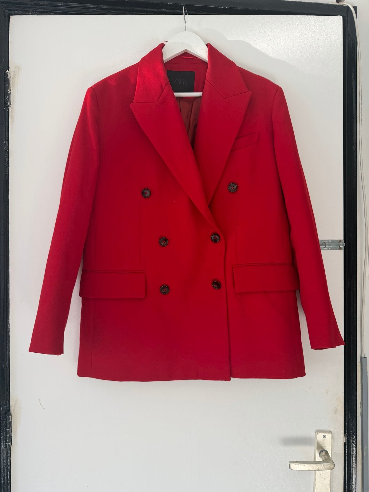 Zara rode blazer, maat M, Verzenden, Zo goed als nieuw, Maat 38/40 (M), Rood