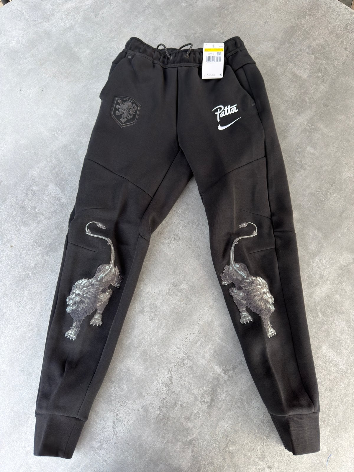 Nike x Patta KNVB Tech Fleece Joggingsbroek - Maat S, -, Zwart, -, Nieuw