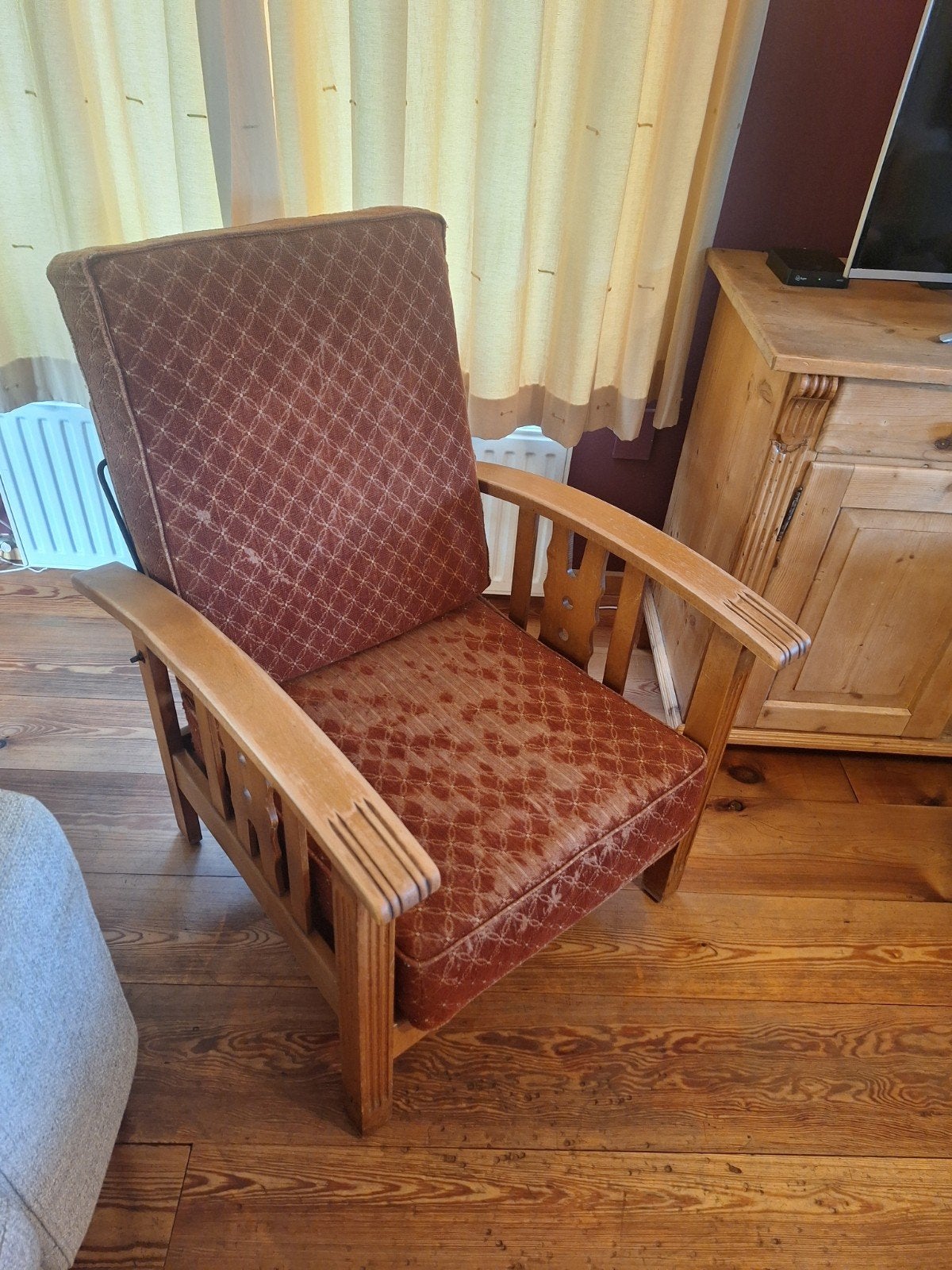 Vintage rookstoel jaren 40/50, Ophalen of Verzenden