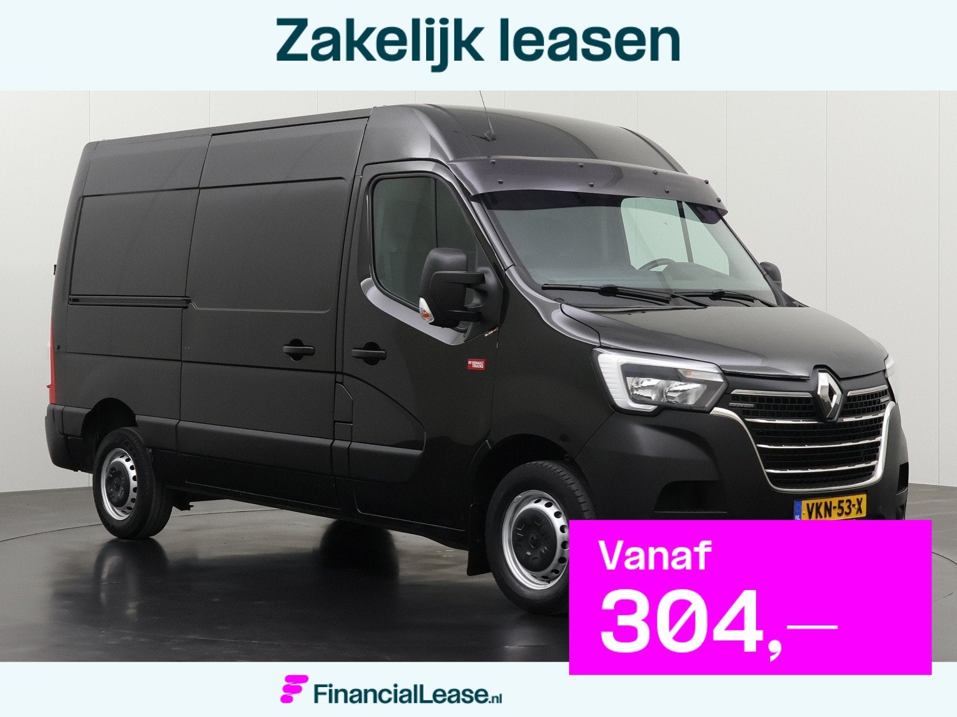 Renault Master 2.3DCi 135PK L2H2 Black Edition | Multimedia, Voorwielaandrijving, Dealer onderhouden, Gebruikt, 4 cilinders