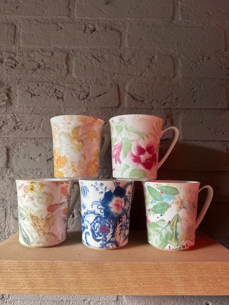 Rosenthal Belles Fleurs mokken, Huis en Inrichting, Ophalen of Verzenden, Zo goed als nieuw, Overige stijlen, Kop(pen) en/of Schotel(s)