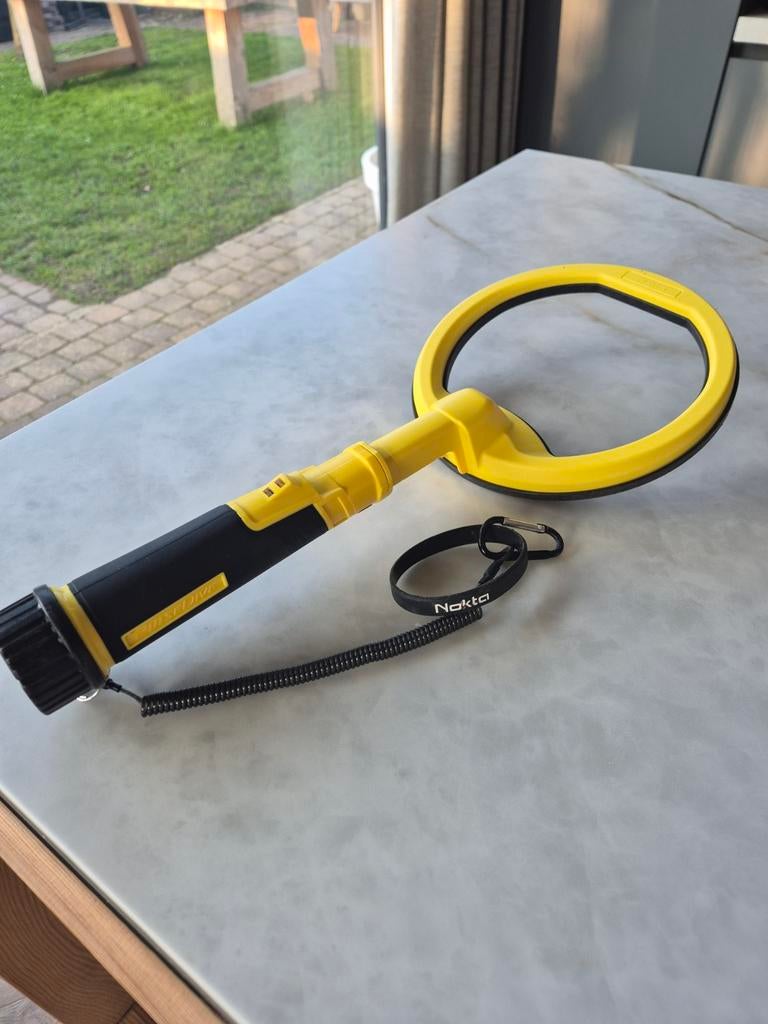 Nokta Pulsedive 20cm metaaldetector - Waterdicht, Hobby en Vrije tijd, Metaaldetectors, Instelbare gevoeligheid, Zo goed als nieuw