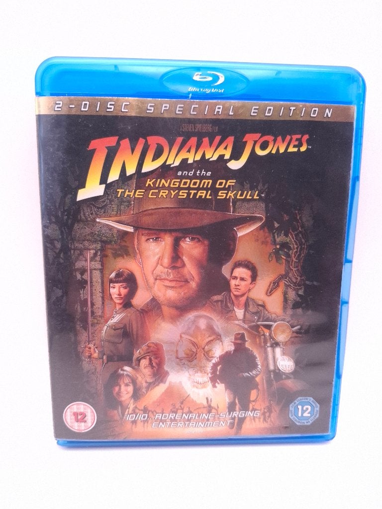 Indiana Jones and the Kingdom of the Crystal Skull blu-ray, Cd's en Dvd's, Blu-ray, Avontuur, Engels, Film, Ophalen of Verzenden