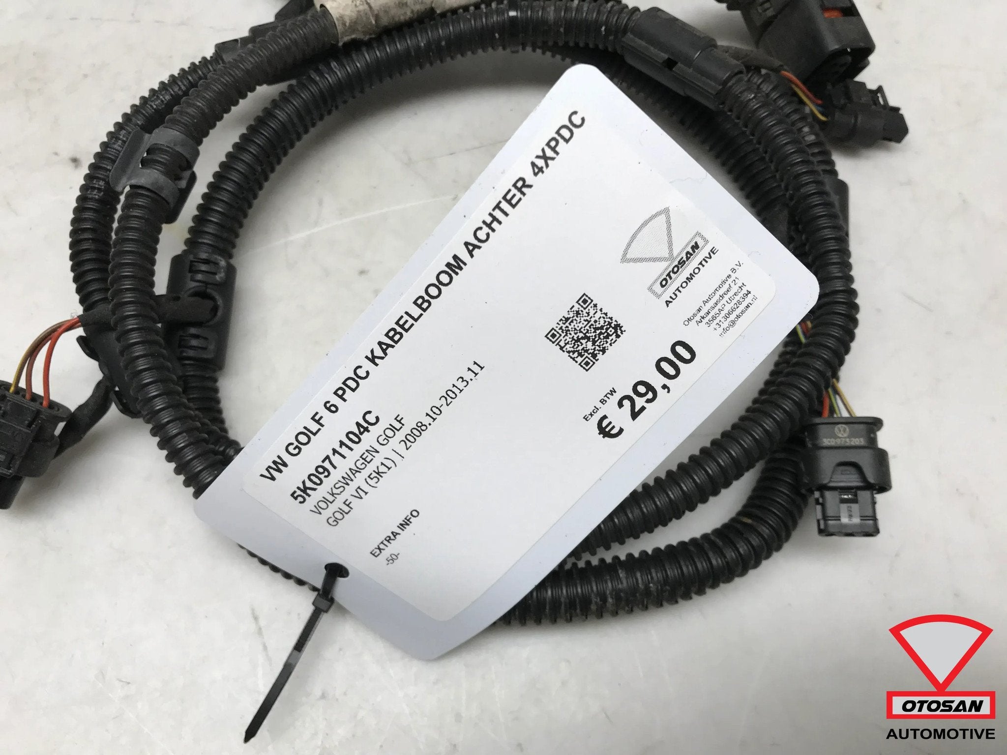 VW Golf 6 Parkeersensor Kabelboom Achter 4xPDC 5K0971104C, Gebruikt, Volkswagen, Volkswagen AG, Berliner Ring 2
38440  Wolfsburg, DE