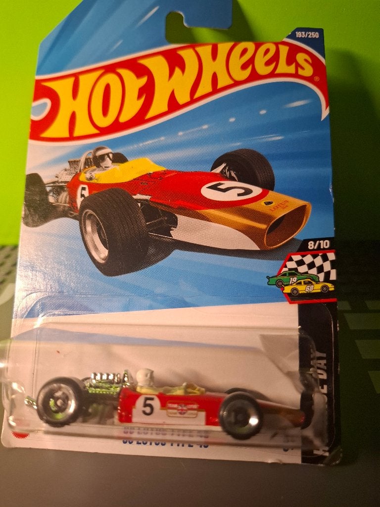 Hotwheels - 1968 Lotus Type 49 Formule 1 [rood] 1/60 MIB, Ophalen of Verzenden, Nieuw, Auto
