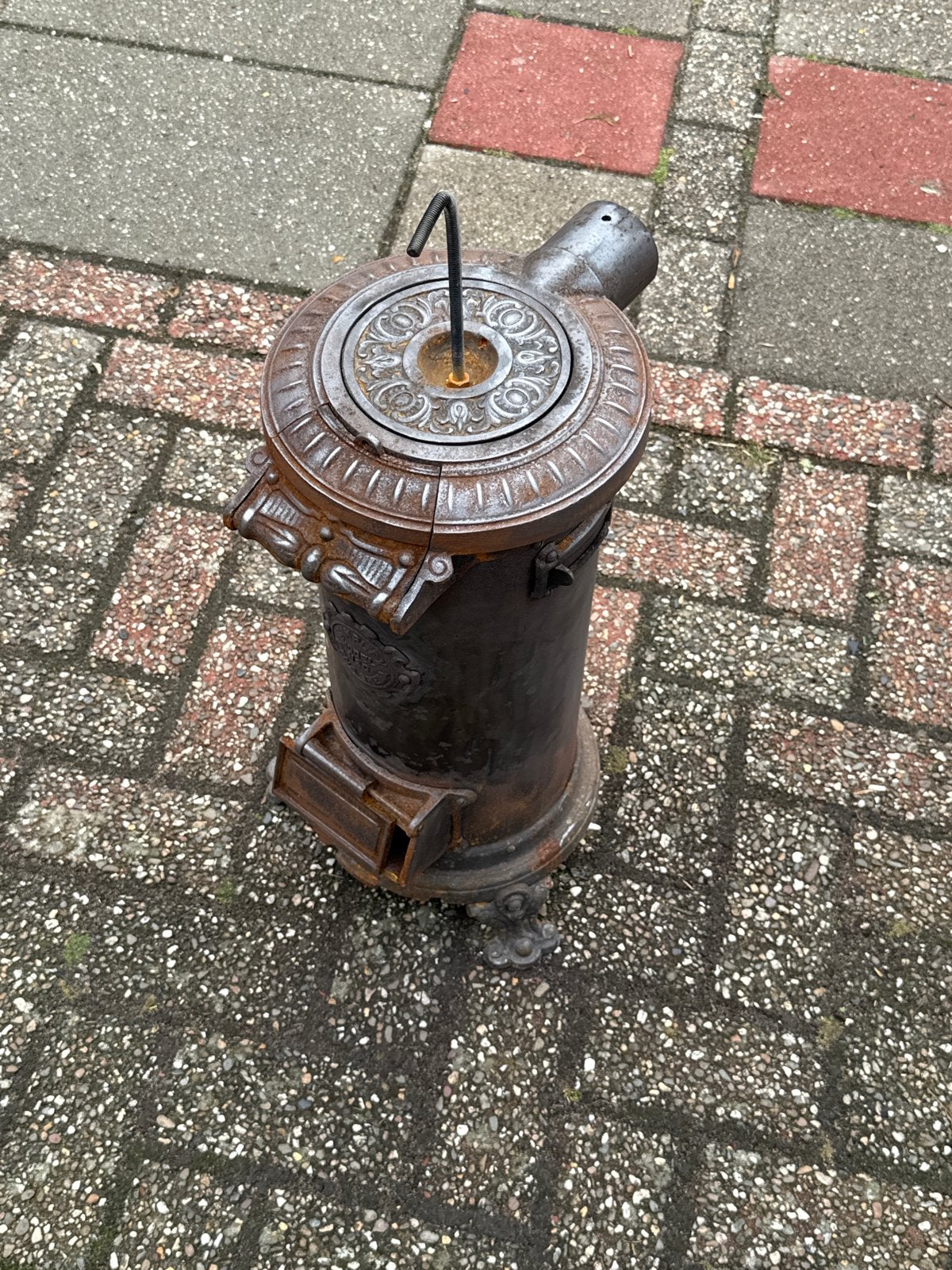 Antieke Simplex Model N20 Kolenkachel, Ophalen