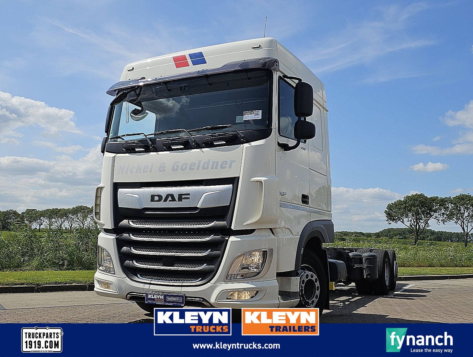 DAF XF 480 6x2*4, Auto's, Automaat, Euro 6, Wit, Bedrijf