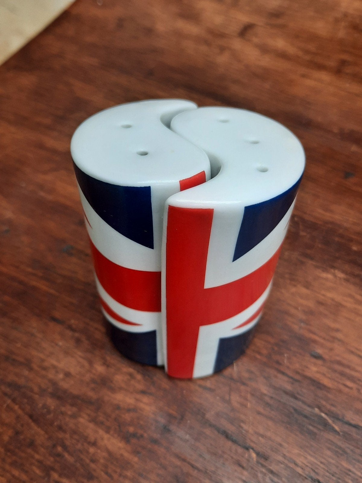 Peper en zout stel - Engelse vlag - Keramiek, Keramiek, Overige typen, Ophalen of Verzenden, Zo goed als nieuw