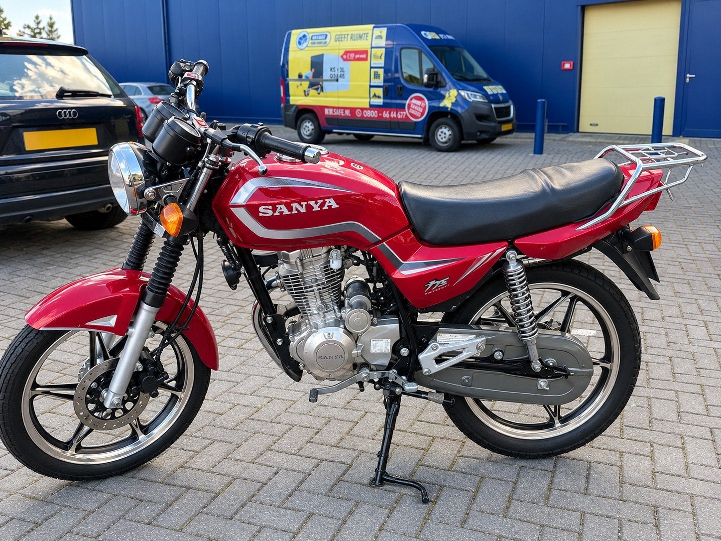 2x Gloednieuwe Sanya 125cc Motoren (6 km op teller), Motoren, Nieuw, Particulier, 125 cc, 1 cilinder