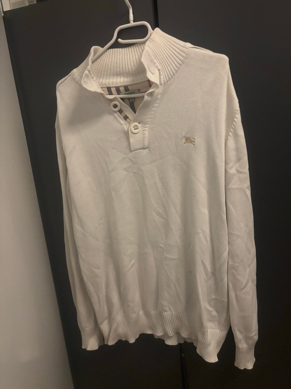 Burberry trui maat XL, Ophalen of Verzenden, Gedragen, Maat 56/58 (XL), Wit