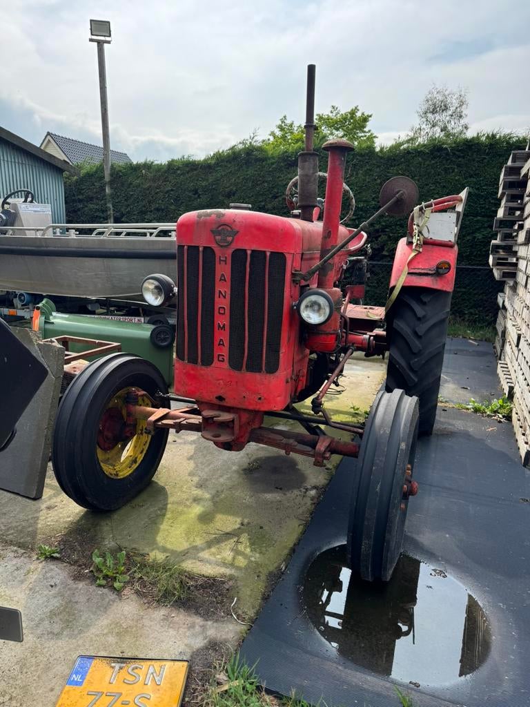 Trekker Hanomag R16, Ophalen, Gebruikt