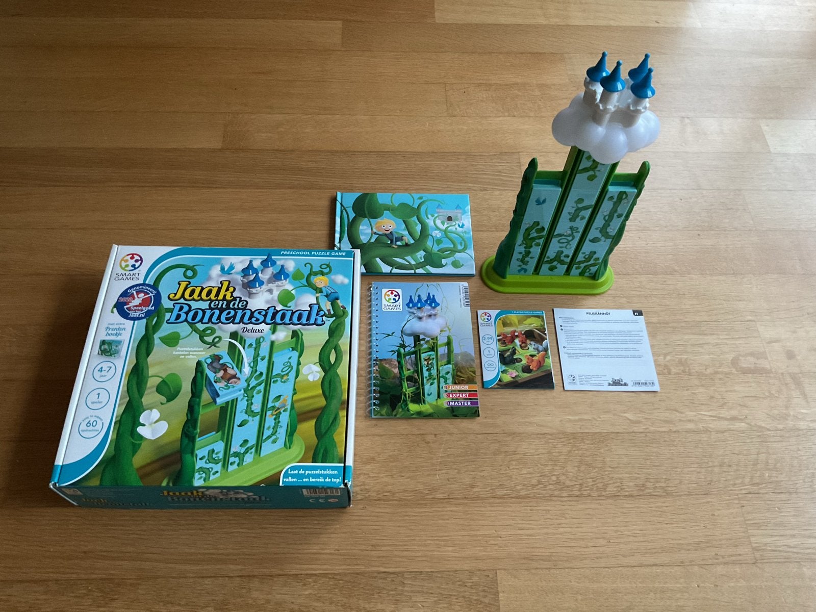 SmartGames Jaak en de Bonenstaak Deluxe - Zo goed als nieuw., Een of twee spelers, Ophalen of Verzenden, Zo goed als nieuw