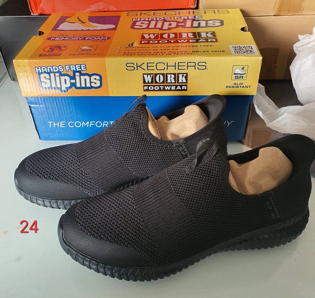 Skechers unisex Hands Free Slip-ins Work Footwear maat: 38, Skechers, Zwart, Nieuw, Ophalen of Verzenden