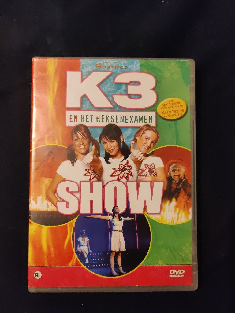 K3 en het Heksenexamen Show Studio 100, Alle leeftijden, Ophalen of Verzenden, Zo goed als nieuw