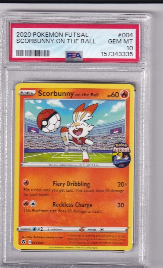Scorbunny on the Ball (4/5) PSA 10, Verzenden, Nieuw, Losse kaart