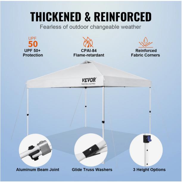 VEVOR Party tent / Gazebo (brand new) 304.8x304.8x320cm, Tuin en Terras, Partytenten, Ophalen, Opvouwbaar, Partytent, Minder dan 4 meter