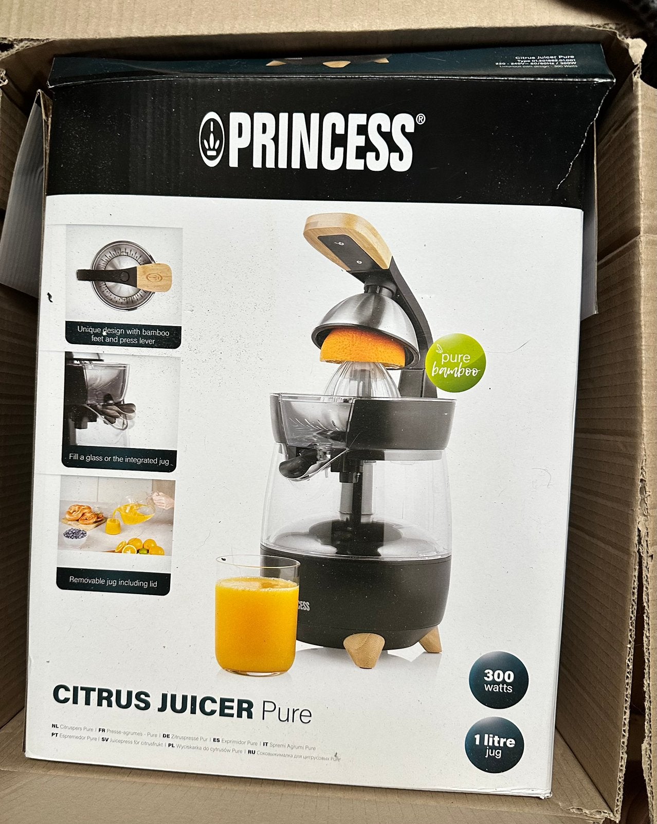 Citruspers/ sinaasappelpers - princess, Ophalen of Verzenden, Zo goed als nieuw, Citruspers