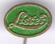Lister dieselmotoren groen op koper speldje ( D_200 ), Verzenden, Nieuw, Transport, Speldje of Pin