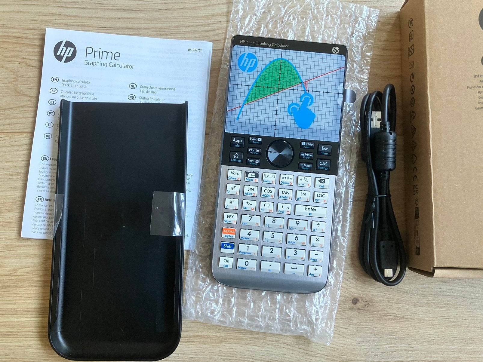 HP Prime G2 Grafische Rekenmachine, Diversen, Ophalen of Verzenden, Grafische rekenmachine, Zo goed als nieuw