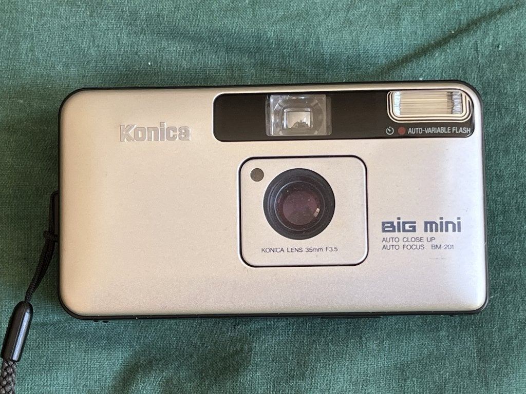Konica Big mini  VERKOCHT, Ophalen of Verzenden, Zo goed als nieuw, Compact, Konica