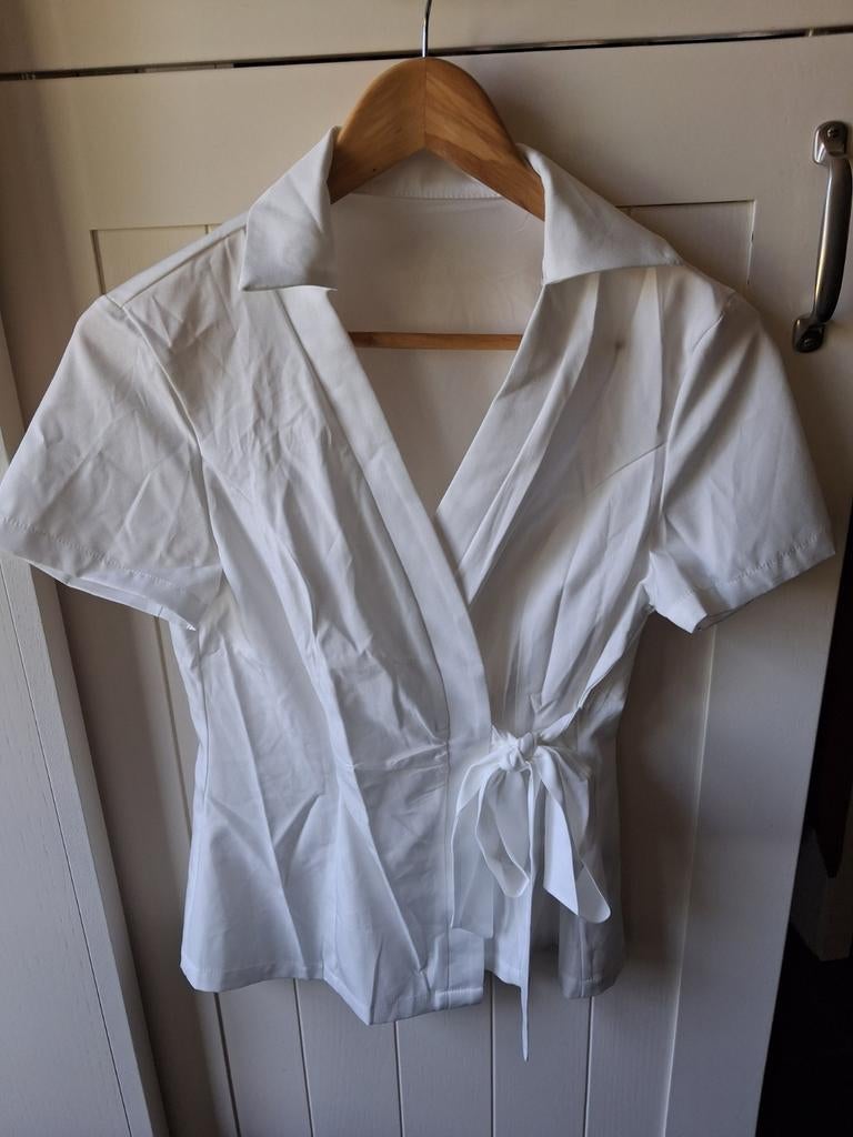 Spa/Zorg jasje+broek maat S, Kleding | Dames, Jasjes, Kostuums en Pakken, Kostuum of Pak, Wit, Nieuw, Ophalen of Verzenden