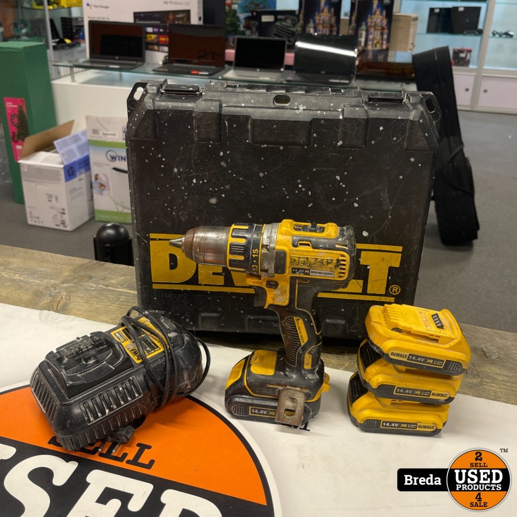 DeWalt DCD732 Incl 4 accu's & Acculader, Dewalt, Gebruikt, Support@dewalt.com, 701 E. Joppa Road
Towson, MD 21286
USA