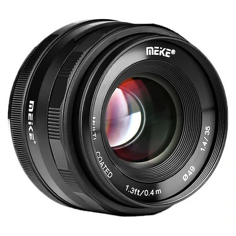 Meike 35mm f/1.4 MFT-mount objectief, Overige merken, 35 mm, Micro Four Thirds, Nieuw