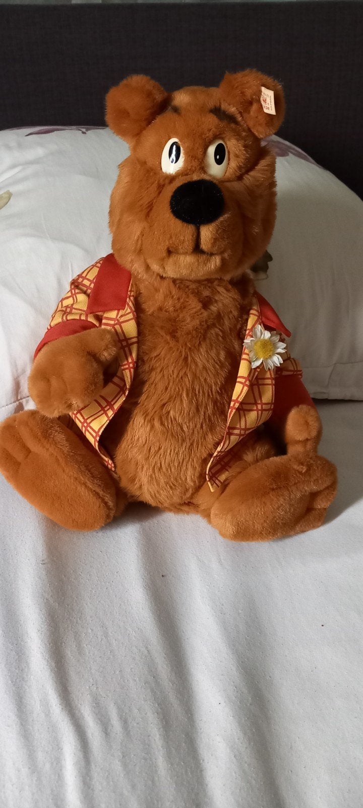 Steiff Olivier B. Bommel beer - gelimiteerde editie, Overige merken, Overige karakters, Beer, Ophalen of Verzenden