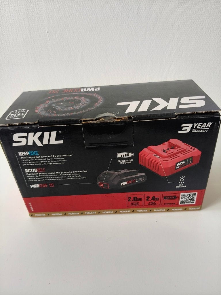 Skil 20V startset accu 2,0Ah + snellader, Nieuw
