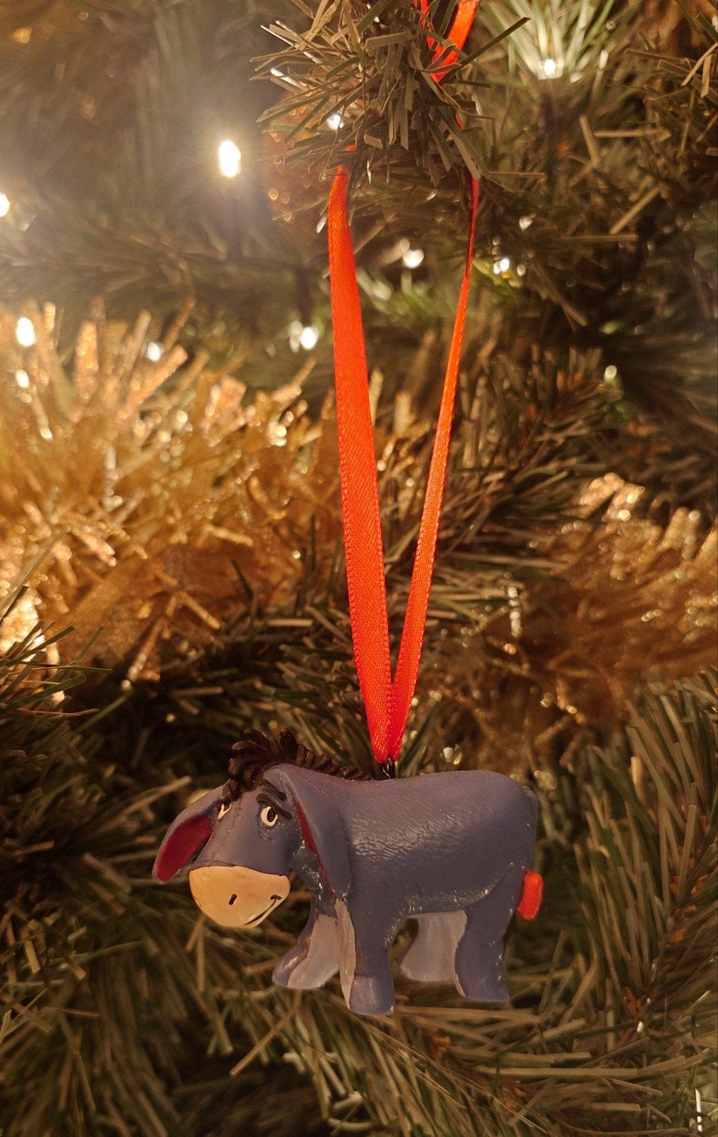 Disney Eeyore Iejoor I-aah kerst ornament hanger kerstbal, Verzamelen, Ophalen of Verzenden, Winnie de Poeh of vrienden, Zo goed als nieuw