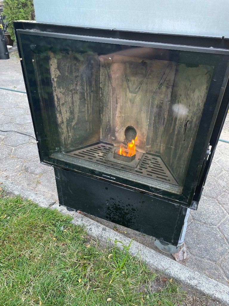 Pellet kachel Nordic Fire Sienna 7, Ophalen, Gebruikt, Houtkachel, Inbouw