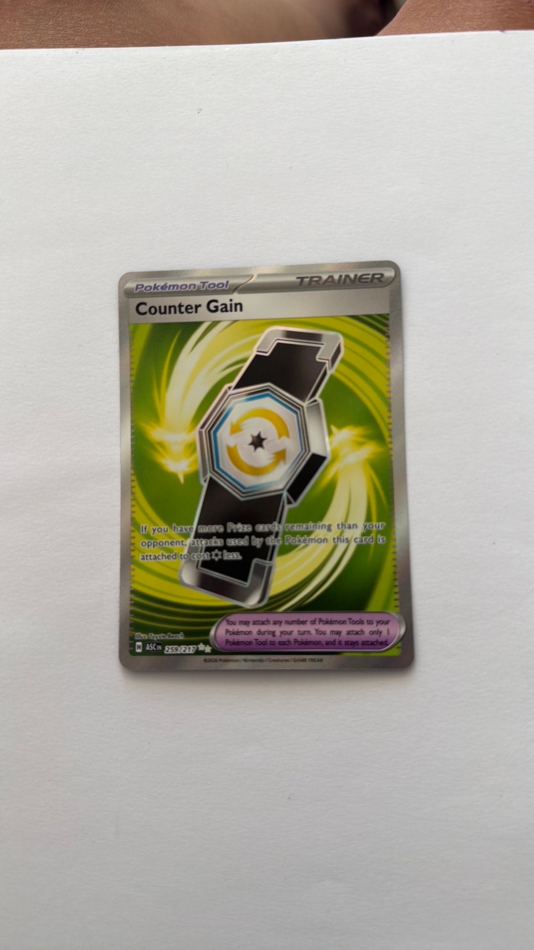 Counter Gain Acsended Heroes pokemon kaart, Ophalen of Verzenden, Zo goed als nieuw
