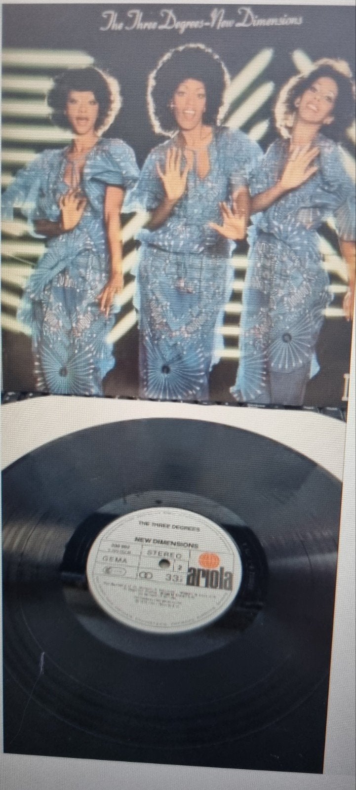 The Three Degrees - New Dimensions LP (1978), Ophalen of Verzenden, Gebruikt, 12 inch, LP