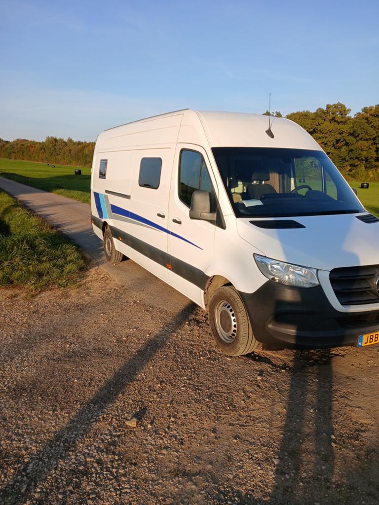 Mercedes Sprinter buscamper automaat bj 2019 euro 6, Caravans en Kamperen, Automaat, Buscamper of Camperbus, Tot en met 2, Diesel