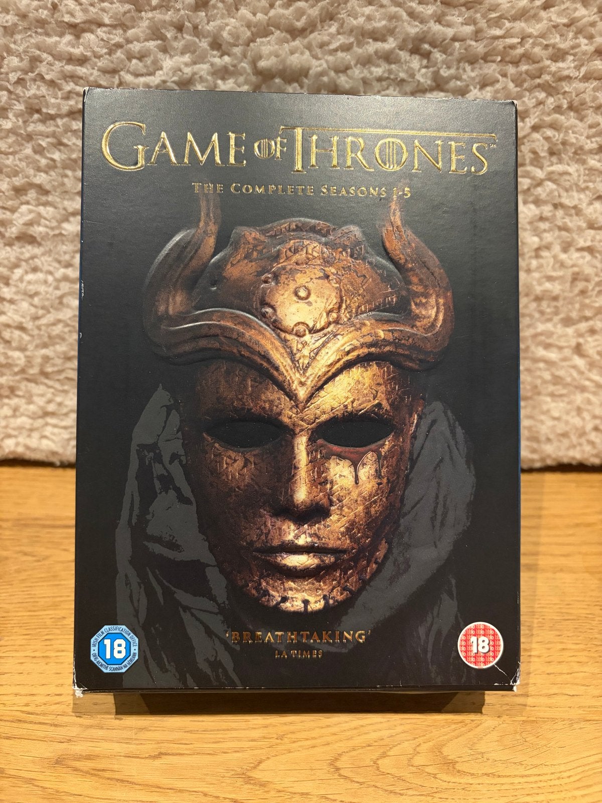 Game of Thrones: The Complete Seasons 1-5 Blu-ray Boxset, Engels, Vanaf 16 jaar, Seizoen 1, Speciale editie