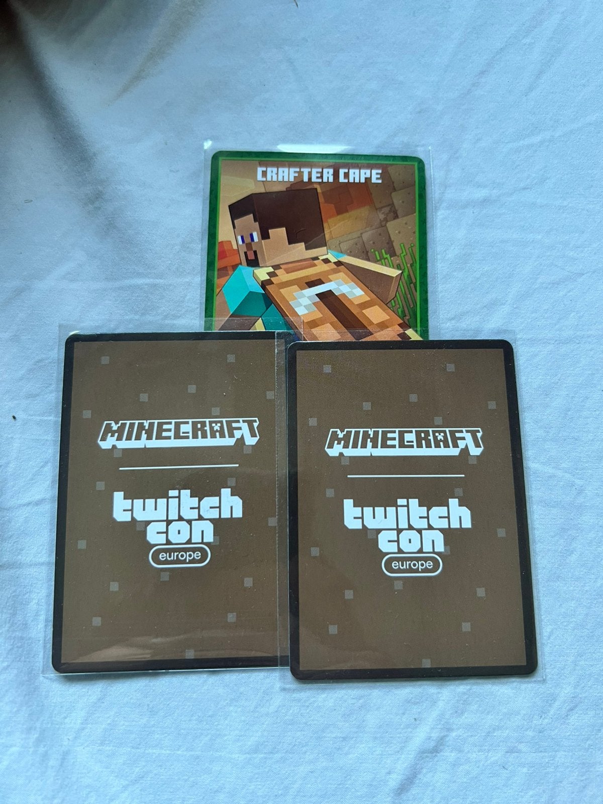 Minecraft Crafter Cape TwitchCon 2026 Code, 1 speler, Ophalen of Verzenden, Zo goed als nieuw, Vanaf 7 jaar