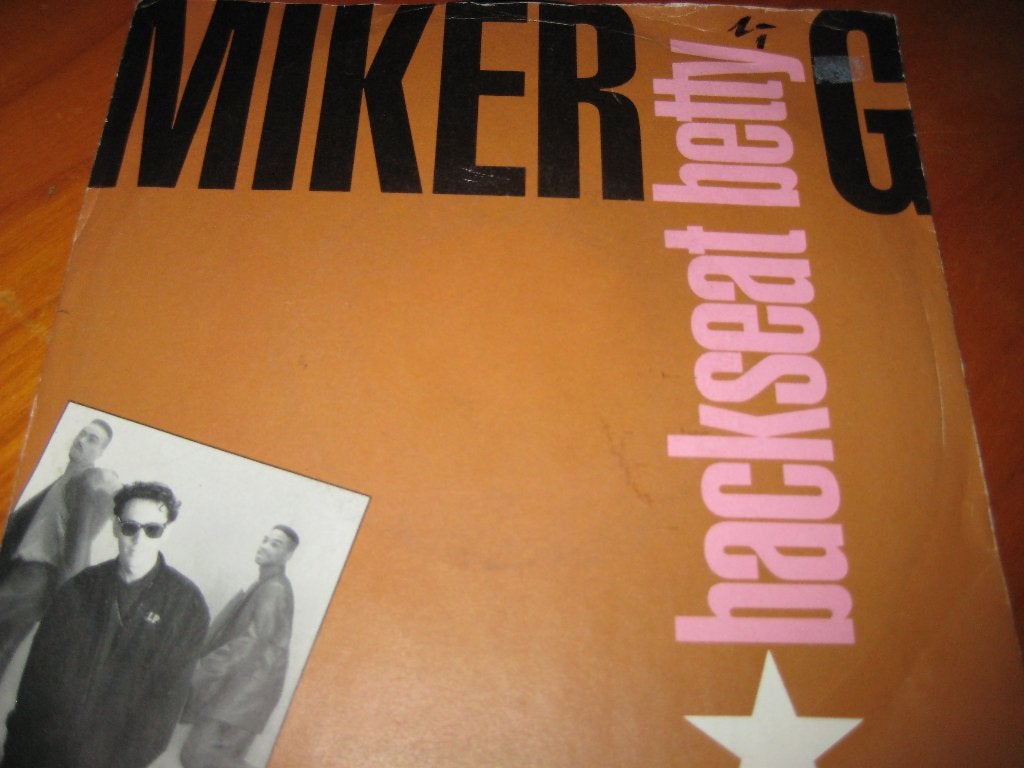 Miker G: Backseat Betty (radio version), Ophalen of Verzenden, Zo goed als nieuw, Pop