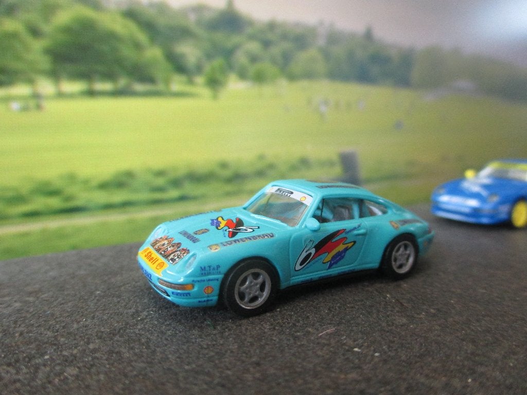 Porsche 993 911 Carrera Euromodell Porsche Cup #6 Löwenbräu, Ophalen of Verzenden, Nieuw, Auto, Rietze
